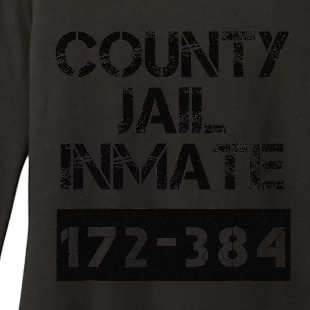 County Jail Inmate Prisoner Halloween Costume Gift Womens CVC Long Sleeve Shirt