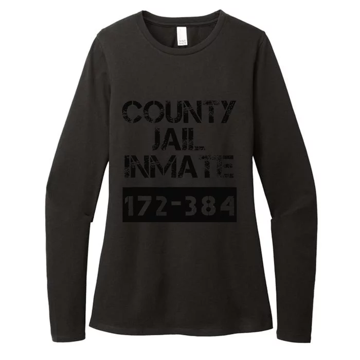 County Jail Inmate Prisoner Halloween Costume Gift Womens CVC Long Sleeve Shirt