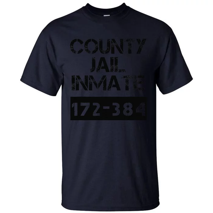 County Jail Inmate Prisoner Halloween Costume Gift Tall T-Shirt