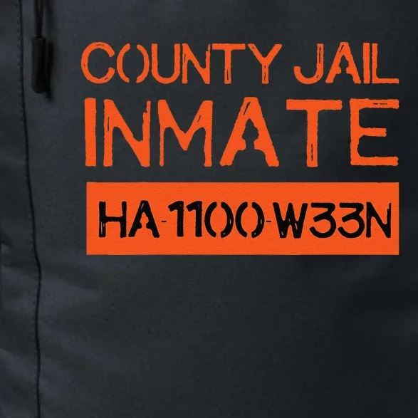 Country Jail Inmate Prison Costume Easy Halloween Gifts Daily Commute Backpack