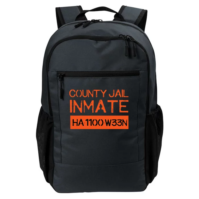 Country Jail Inmate Prison Costume Easy Halloween Gifts Daily Commute Backpack