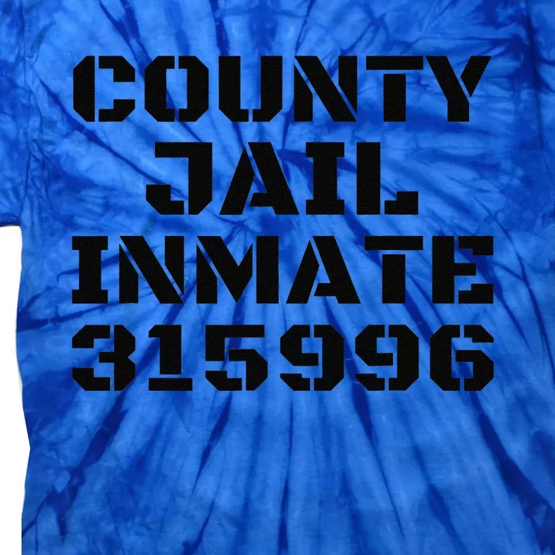 COUNTY JAIL INMATE 315996 Halloween DIY Gift Group Tie-Dye T-Shirt