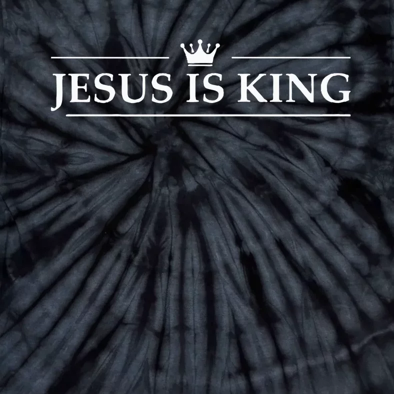 Christian Jesus Is King Design Crown Tie-Dye T-Shirt