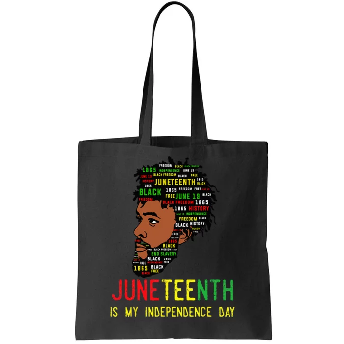 Celebrate Juneteenth Independence Day Black Fathers Day Tote Bag