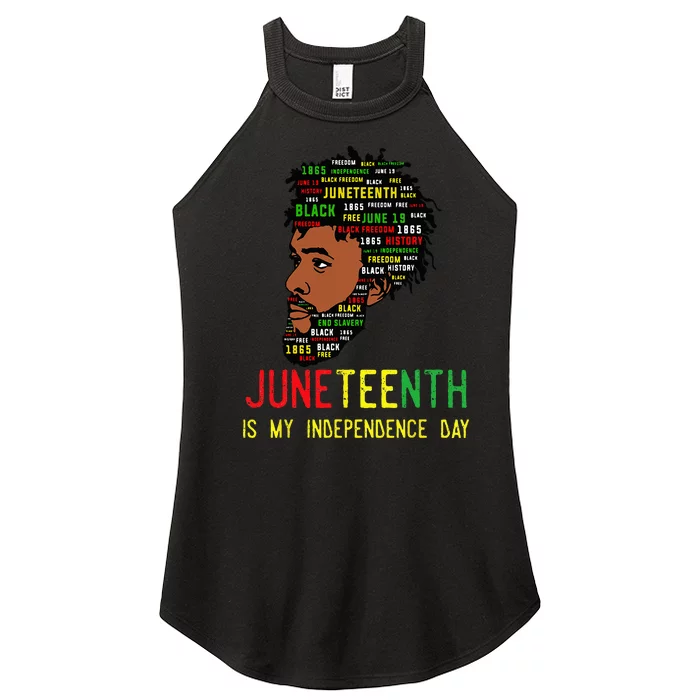 Celebrate Juneteenth Independence Day Black Fathers Day Women’s Perfect Tri Rocker Tank