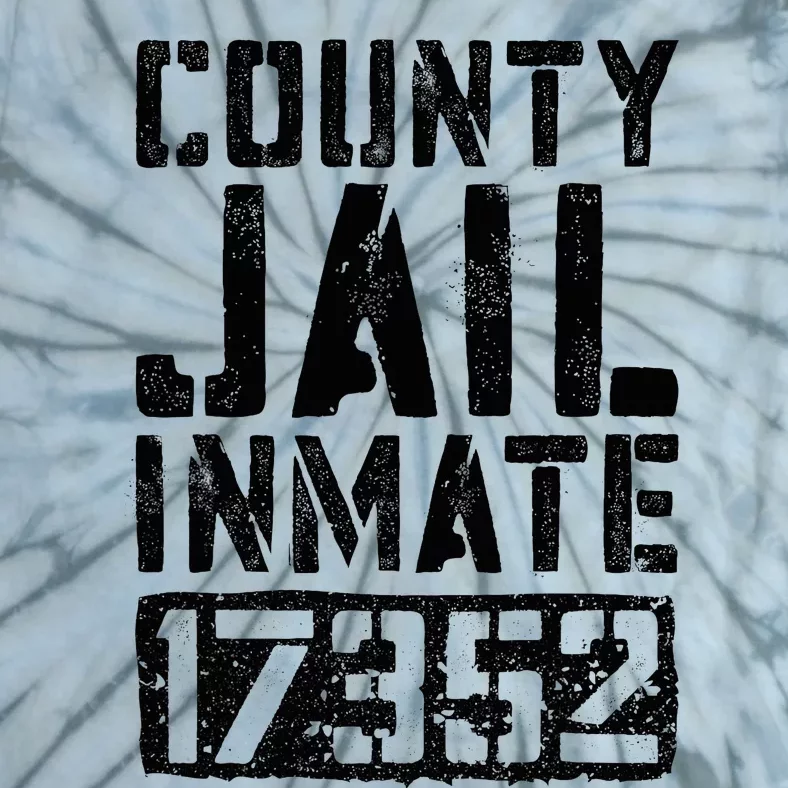 County Jail Inmate Inmate Costume Tie-Dye T-Shirt