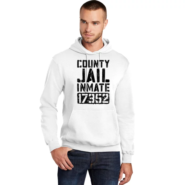 County Jail Inmate Inmate Costume Hoodie