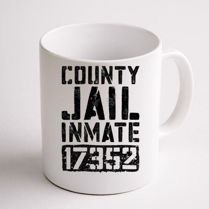 County Jail Inmate Inmate Costume Front & Back Coffee Mug