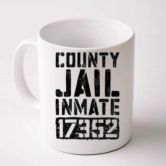 County Jail Inmate Inmate Costume Front & Back Coffee Mug