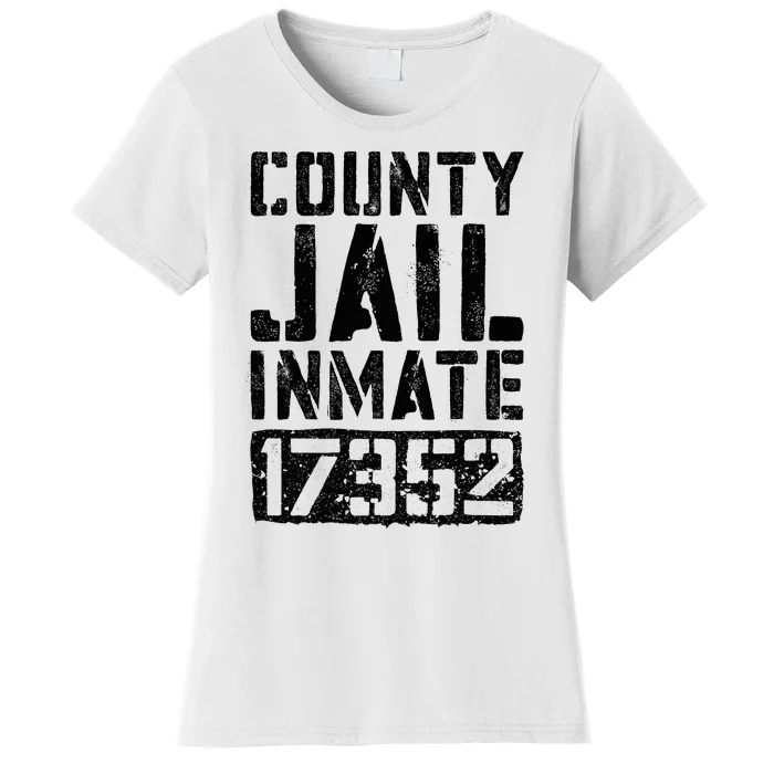 County Jail Inmate Inmate Costume Women's T-Shirt