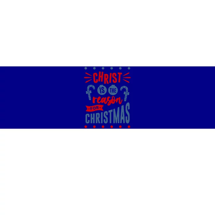 Christ Jesus Is The Reason For The Season Christmas Gift Bumper Sticker