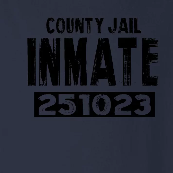 County Jail Inmate Funny Easy Halloween Prisoner Costume Toddler Long Sleeve Shirt