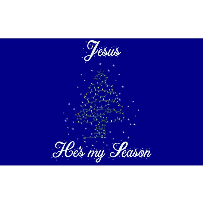 Christ Jesus Is The Reason For The Season Holiday Christmas Gift Bumper Sticker