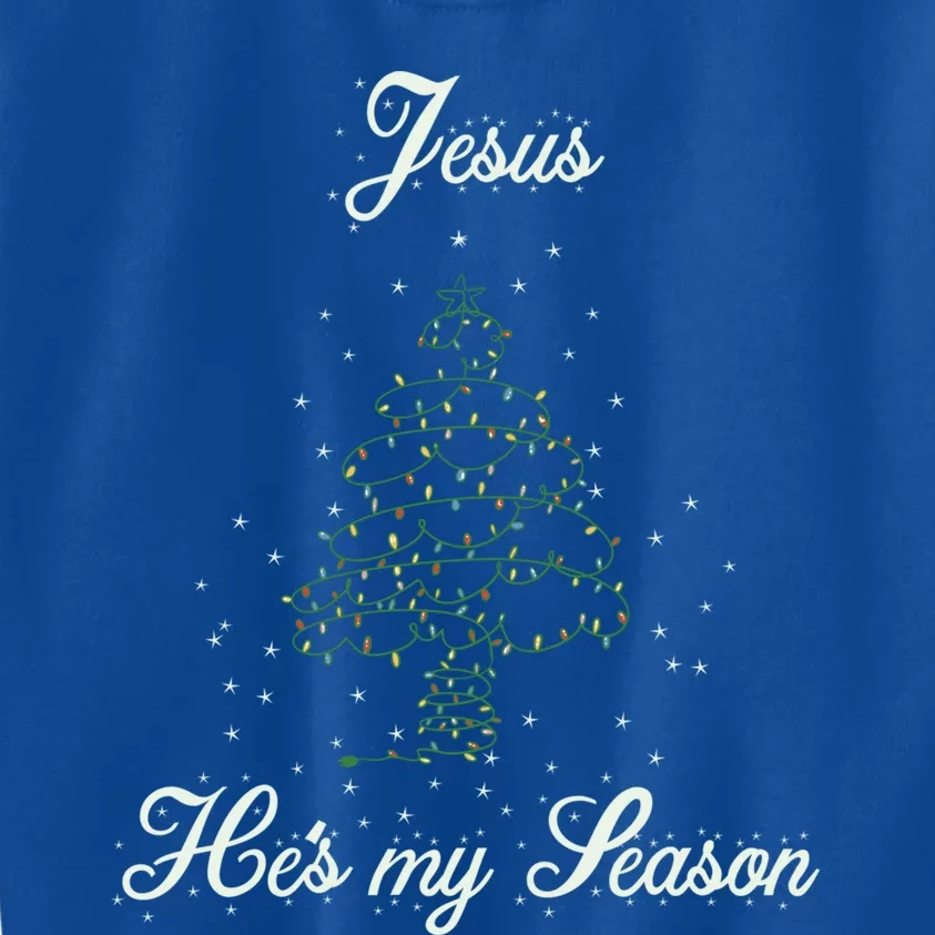 Christ Jesus Is The Reason For The Season Holiday Christmas Gift Kids Sweatshirt