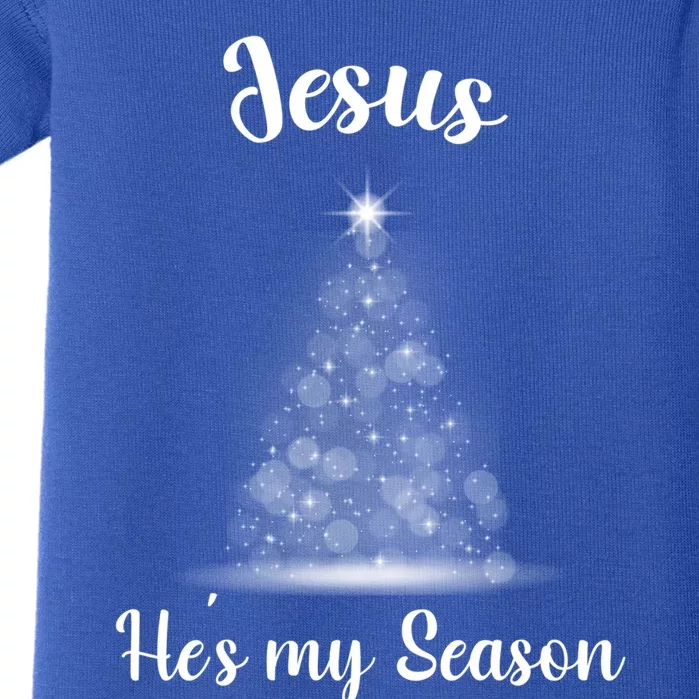 Christ Jesus Is The Reason For The Season Holiday Christmas Gift Baby Bodysuit