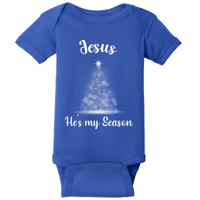 Christ Jesus Is The Reason For The Season Holiday Christmas Gift Baby Bodysuit