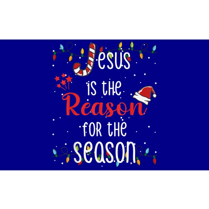 Christ Jesus Is The Reason For The Season T Sign Christmas Gift Bumper Sticker