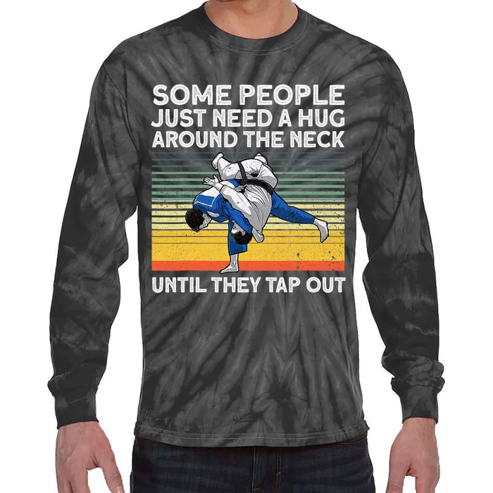 Cool Jiu Jitsu For  BJJ Brazilian Jiu Jitsu Tie-Dye Long Sleeve Shirt