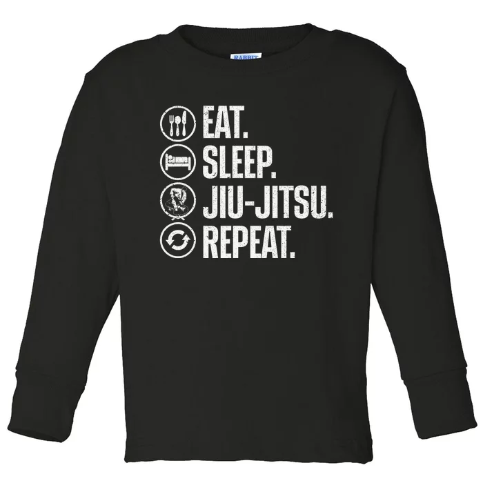 Cool Jiu Jitsu For  BJJ Brazilian Jiu Jitsu Toddler Long Sleeve Shirt