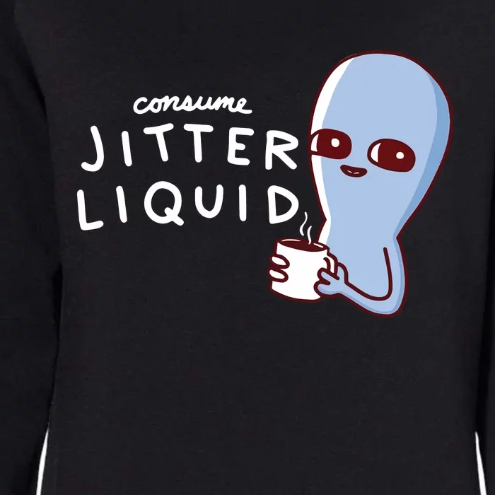 Consume Jitter Liquid Womens California Wash Sweatshirt