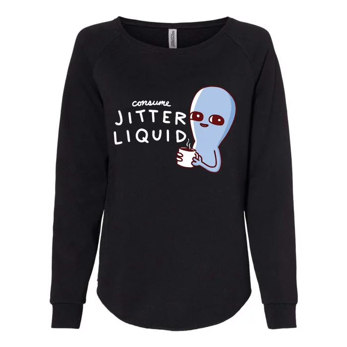 Consume Jitter Liquid Womens California Wash Sweatshirt