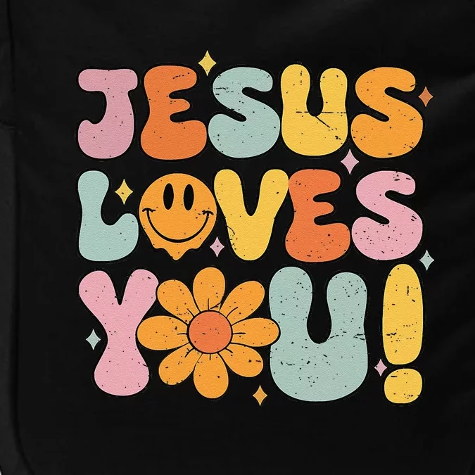 Christian Jesus Loves You Religious Impact Tech Backpack