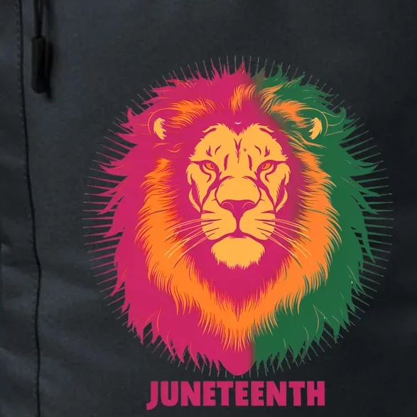 Celebrate Junenth Lion African American Freedom Day 1865 Gift Daily Commute Backpack