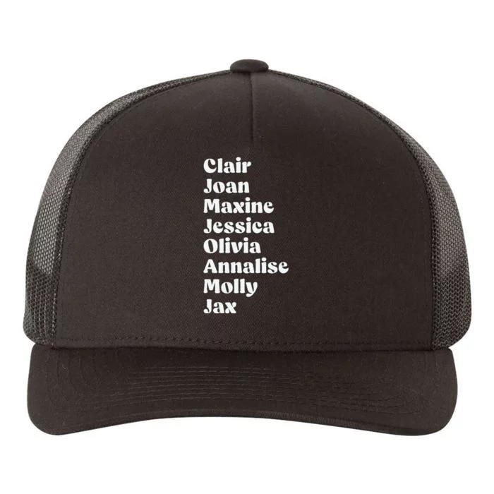 Clair Joan Maxine Jessica Olivia Annalise Molly Jax Yupoong Adult 5-Panel Trucker Hat