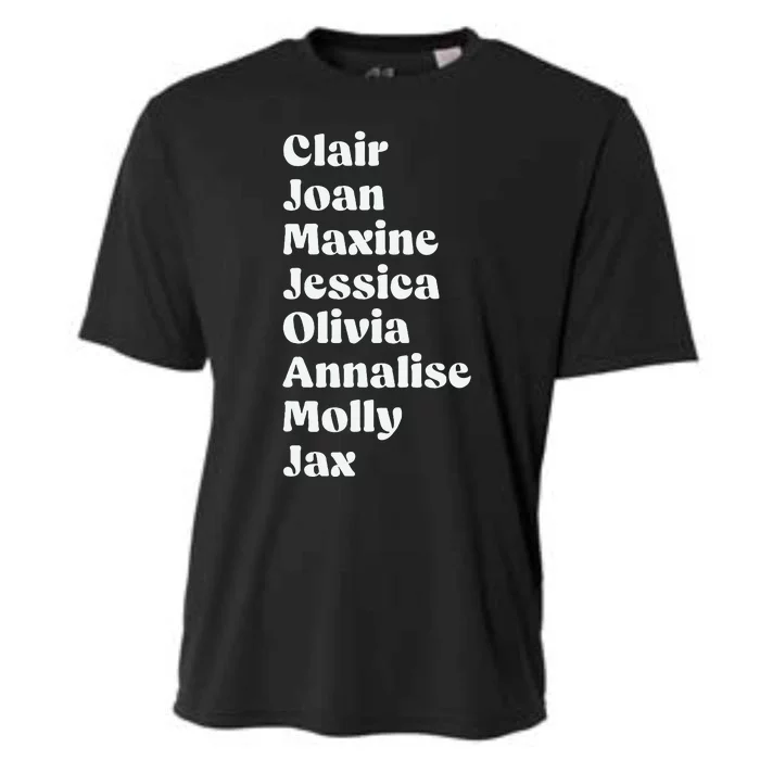 Clair Joan Maxine Jessica Olivia Annalise Molly Jax Cooling Performance Crew T-Shirt