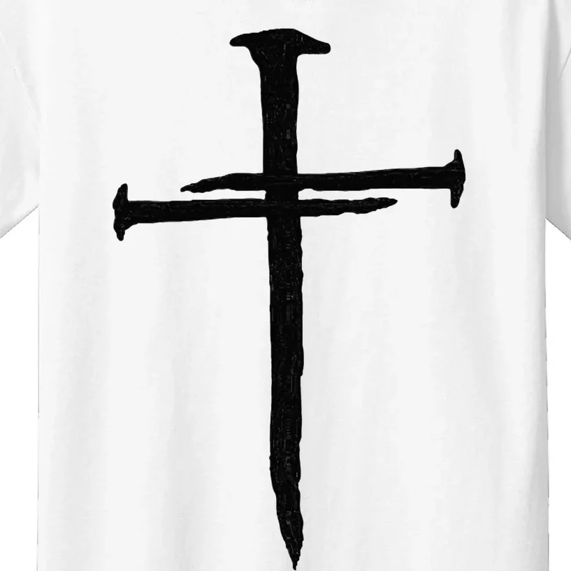 Christian Jesus Nail Cross Kids T-Shirt