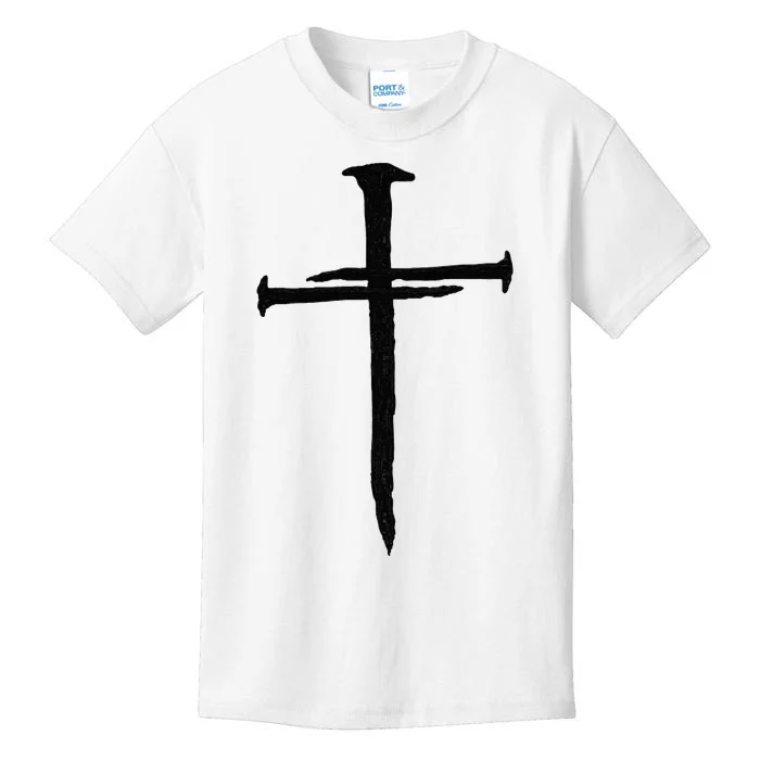 Christian Jesus Nail Cross Kids T-Shirt