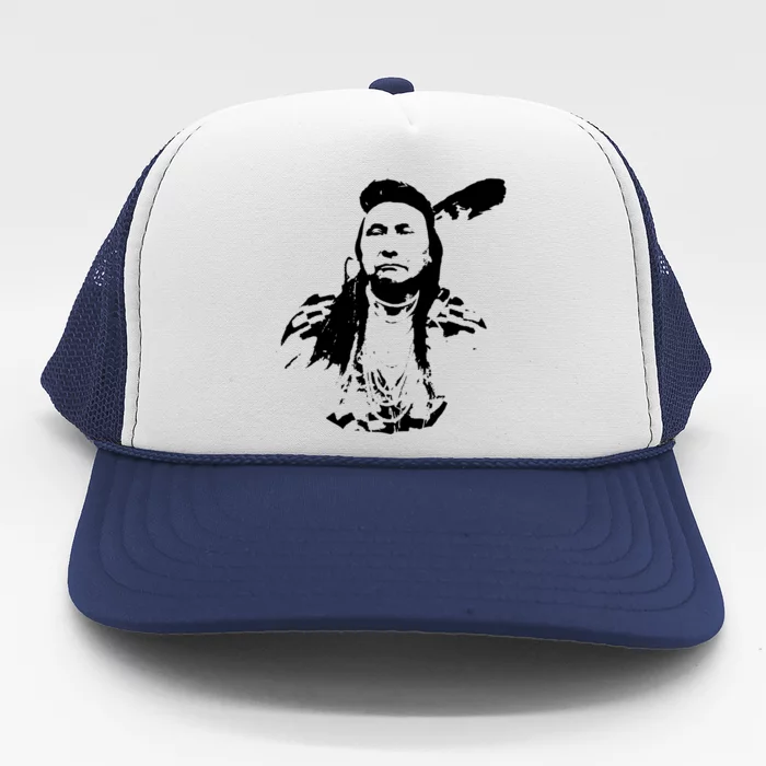 Chief Joseph Nez Perce Native American Indian History Hero Gift Trucker Hat