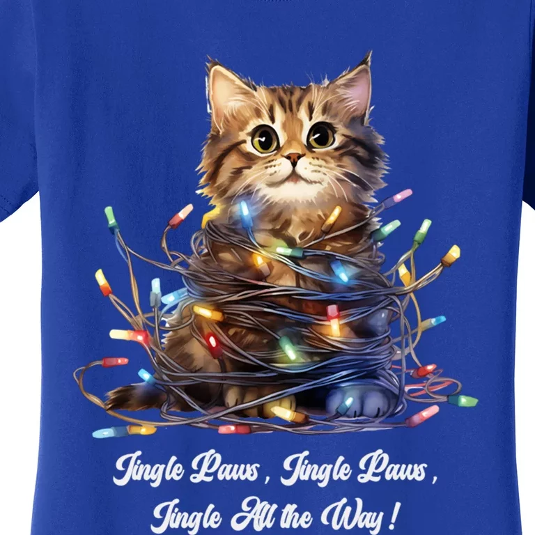 Christmas Jingle Paws Jingle Paws Jingle All The Way! Xmas Cute Gift Women's T-Shirt