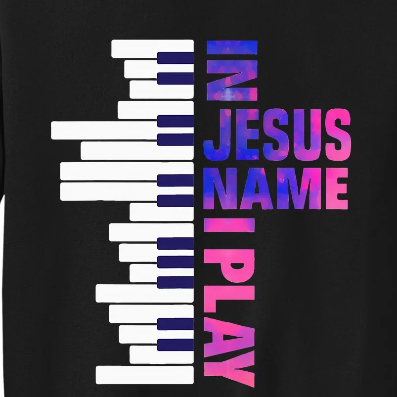 Christian Jesus Piano Player Pianist Keyboard Player Piano Sweatshirt