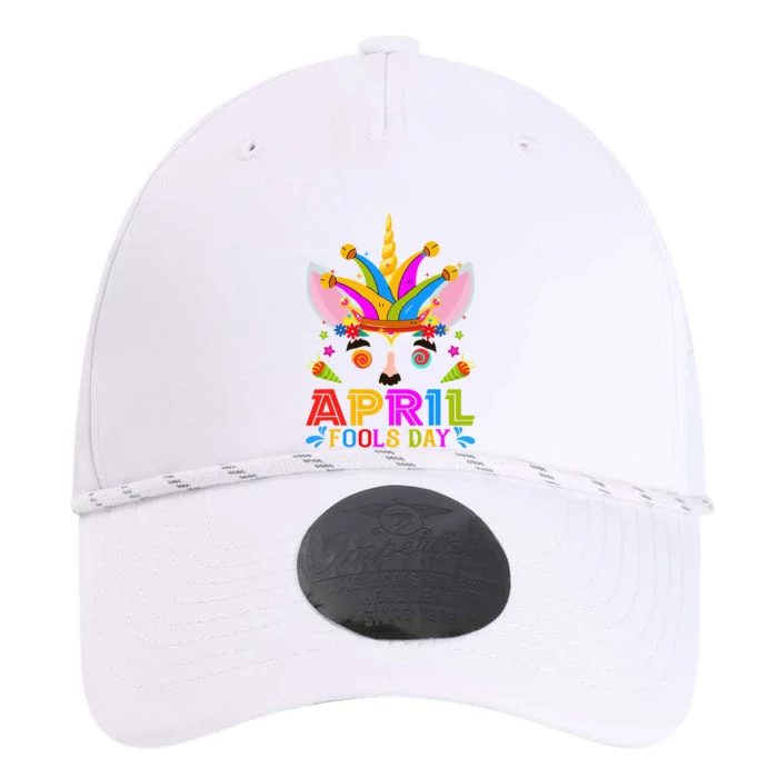 Cute Jester Prankster Unicorn April Fool's Day Joke Pranks Performance The Dyno Cap