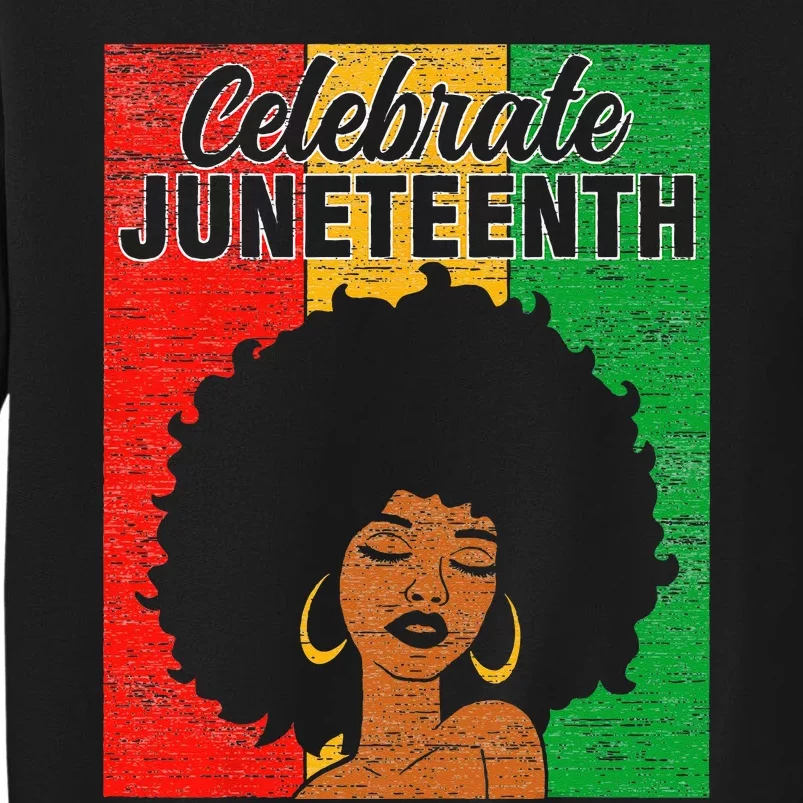 Celebrate Juneteenth Retro American African Black Sweatshirt