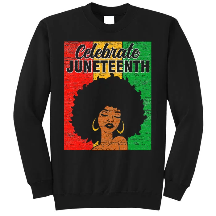 Celebrate Juneteenth Retro American African Black Sweatshirt