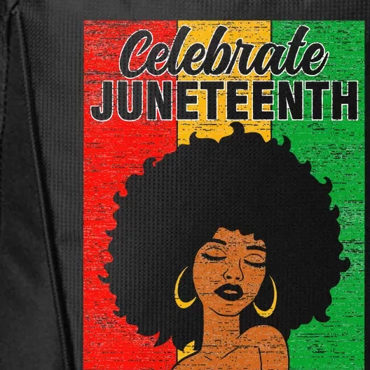 Celebrate Juneteenth Retro American African Black City Backpack