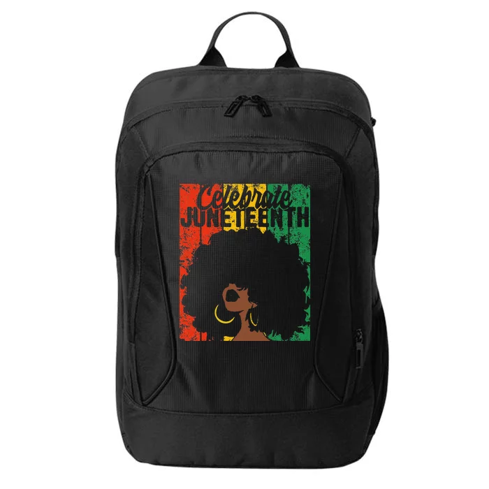 Celebrate Juneteenth Retro African Colors Wo City Backpack