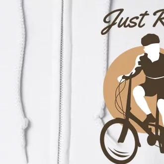 Cycling Just Ride Full Zip Hoodie