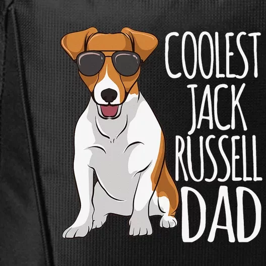 Coolest Jack Russel Dad Jack Russell Terrier Father Dog City Backpack