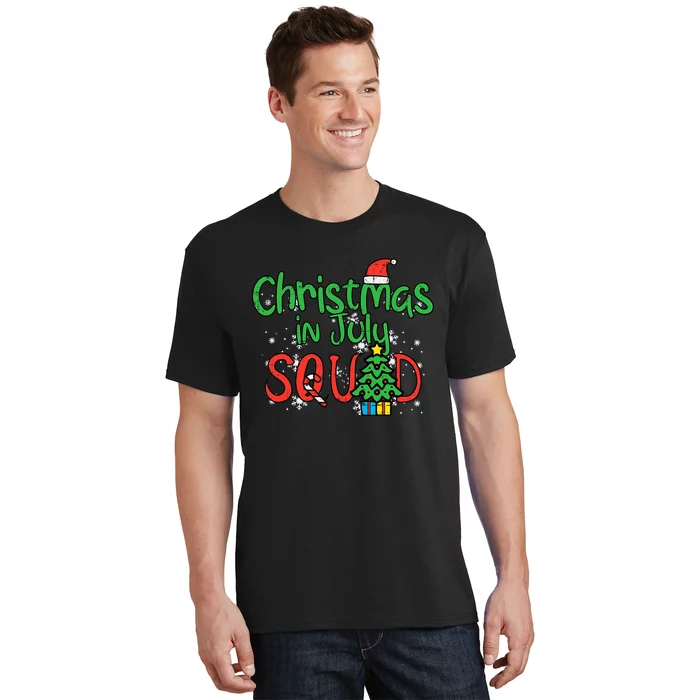 Christmas July Squad Summer Xmas Family Match T-Shirt