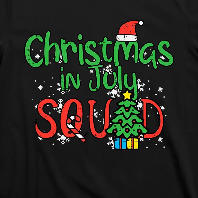 Christmas July Squad Summer Xmas Family Match T-Shirt