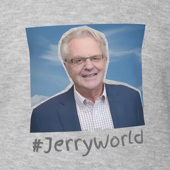 Commemorate Jerry Springer 90s Legend Toddler Sweatshirt