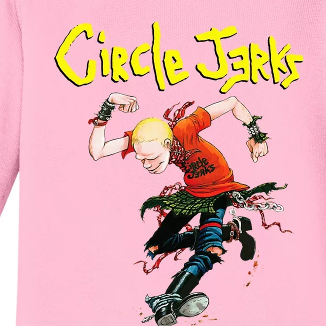 Circle Jerks Skankman Baby Long Sleeve Bodysuit