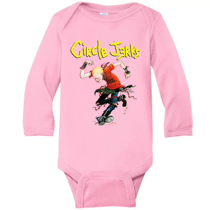 Circle Jerks Skankman Baby Long Sleeve Bodysuit