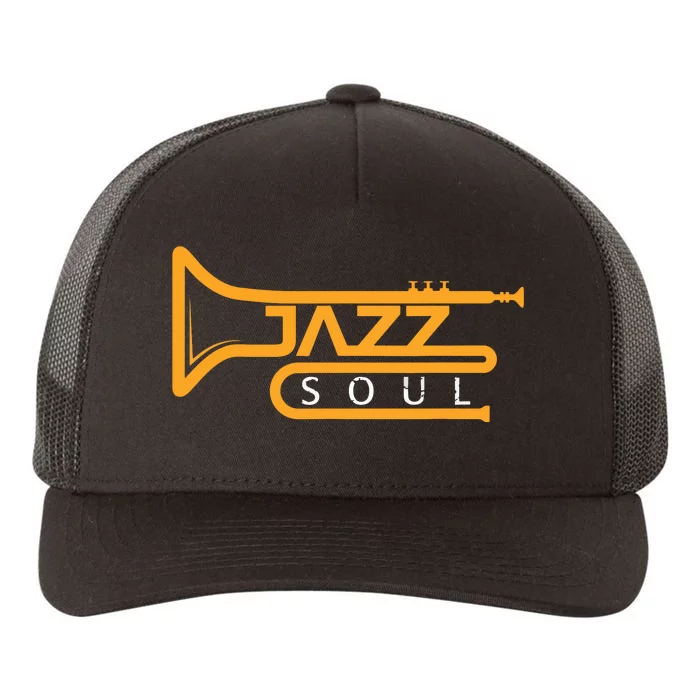 Cool Jazz Soul Trumpet Jazz Musician Jazz Music Lovers Gift Yupoong Adult 5-Panel Trucker Hat