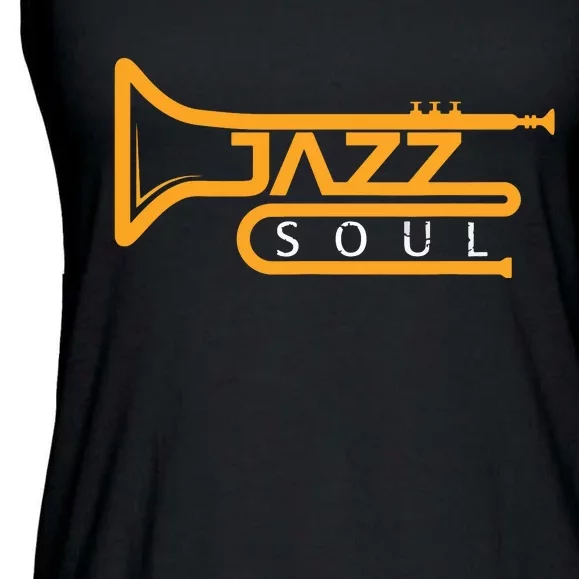 Cool Jazz Soul Trumpet Jazz Musician Jazz Music Lovers Gift Ladies Essential Flowy Tank