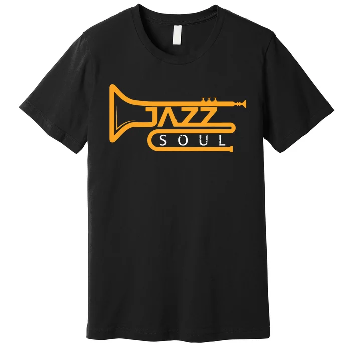 Cool Jazz Soul Trumpet Jazz Musician Jazz Music Lovers Gift Premium T-Shirt