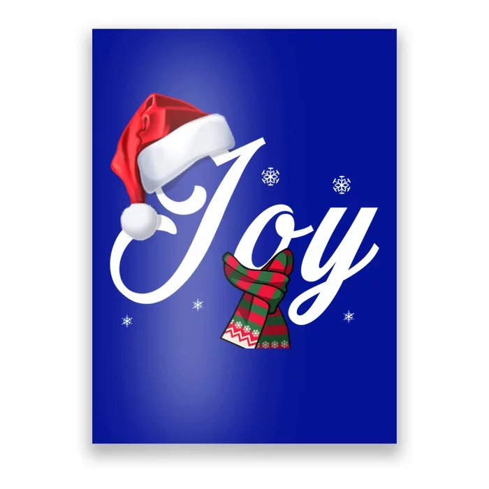 Christmas Joy Santa's Hat Tee Family Xmas Holidays Gift Cool Gift Poster